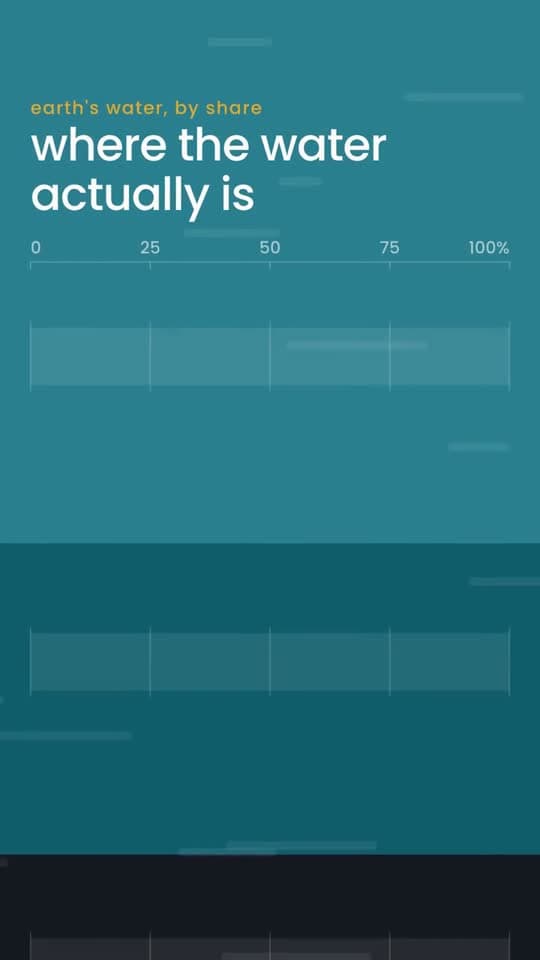 Flat infographic reel frame