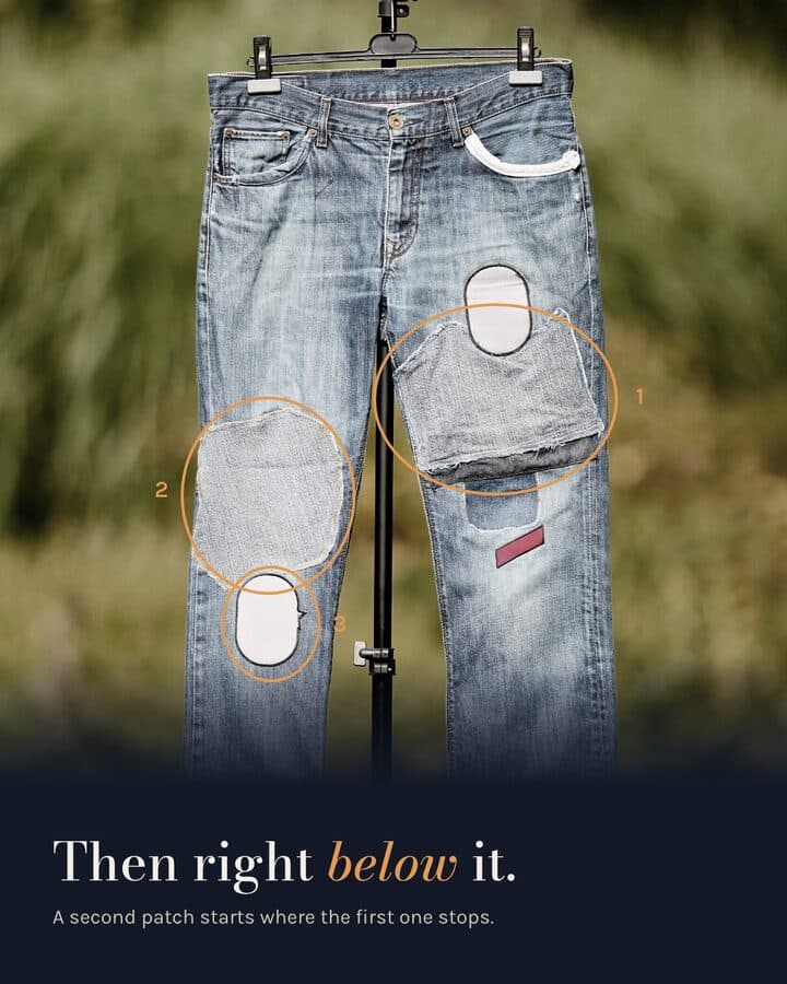 Denim wears where it rubs, 4 of 4